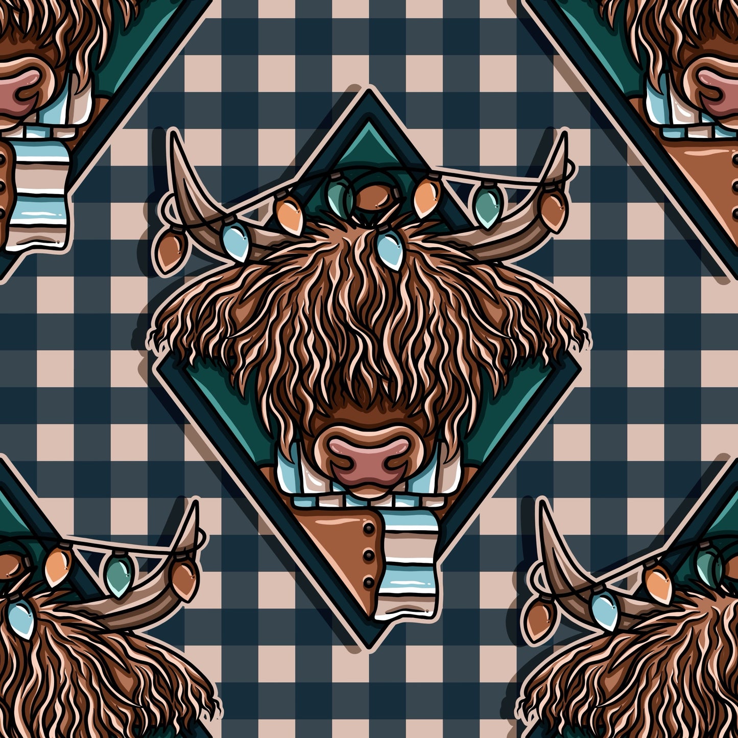 Christmas Cows