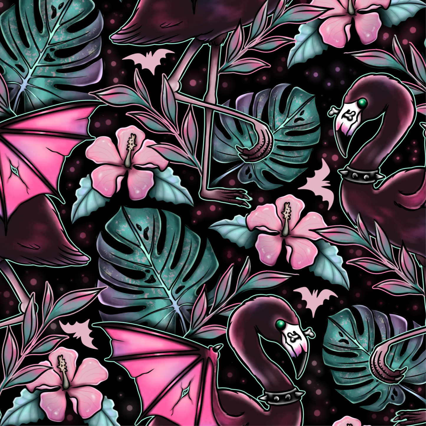 Goth Flamingo