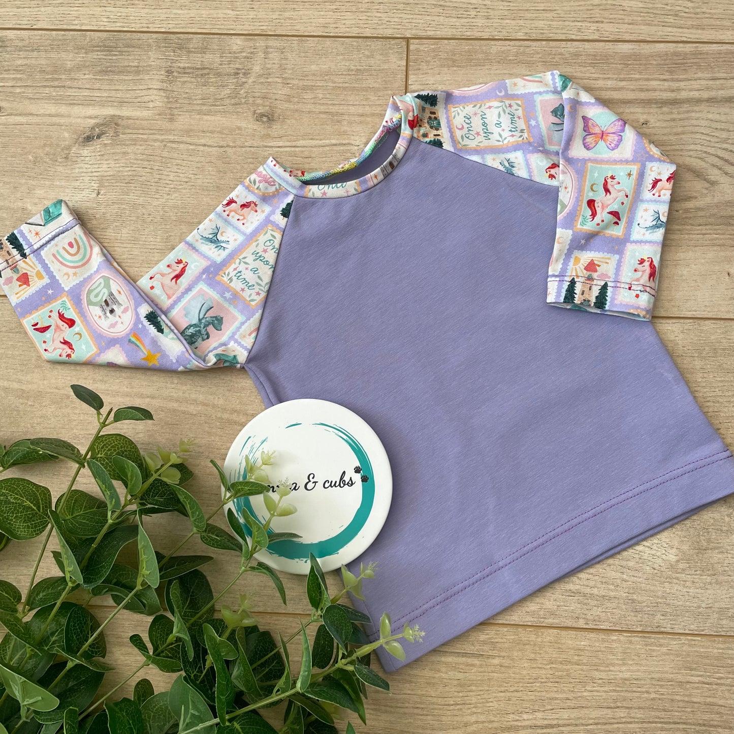 Long Sleeve Top - Lilac fairytale - 6-12m