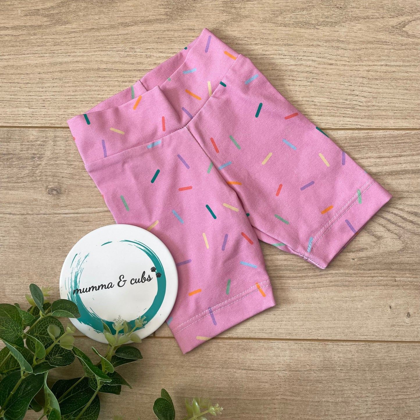 Slim short - Pink Sprinkles - 6-12m