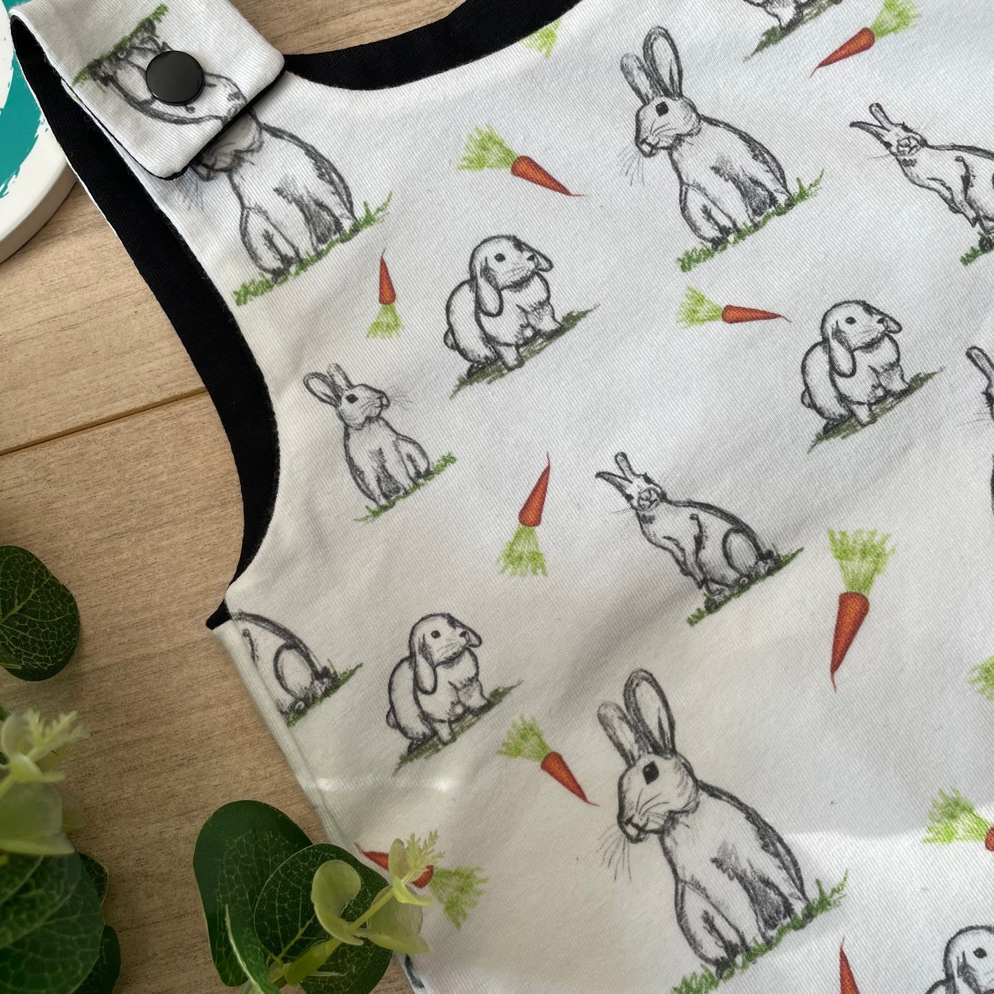 Dungaree - Sketch bunny - 3-6m