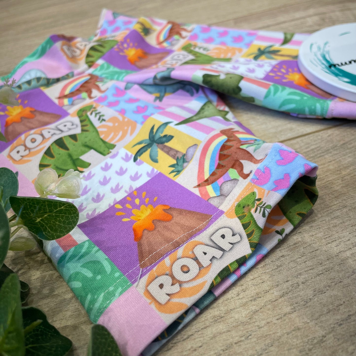 Dino Patchwork - pink