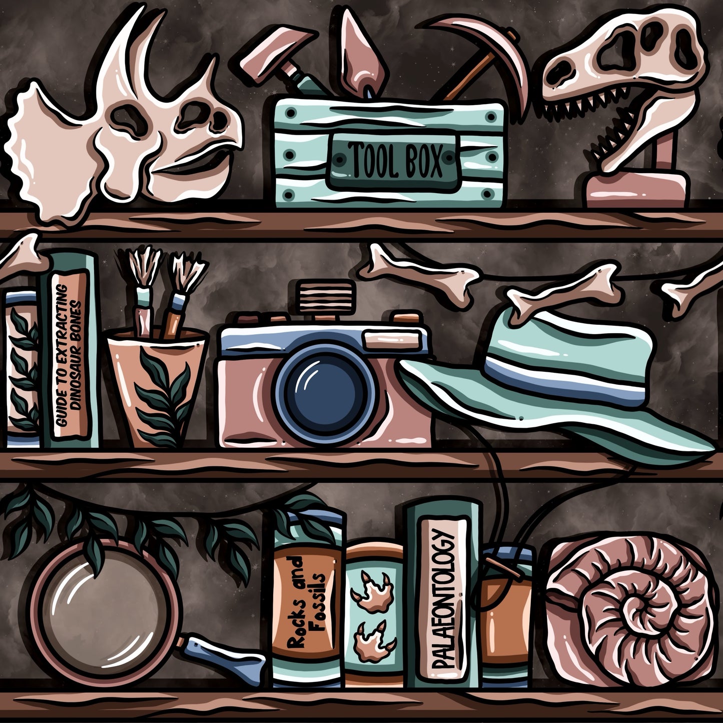 Palaeontology Shelves