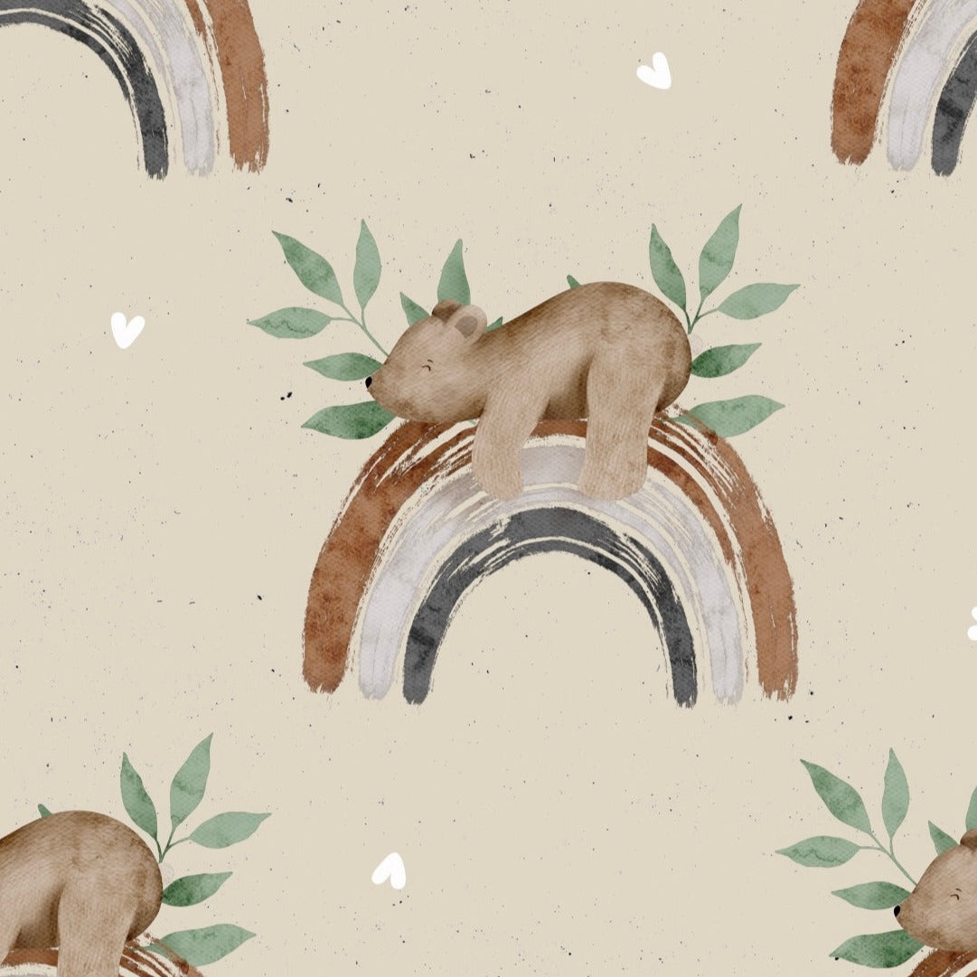Rainbow Bear - Beige