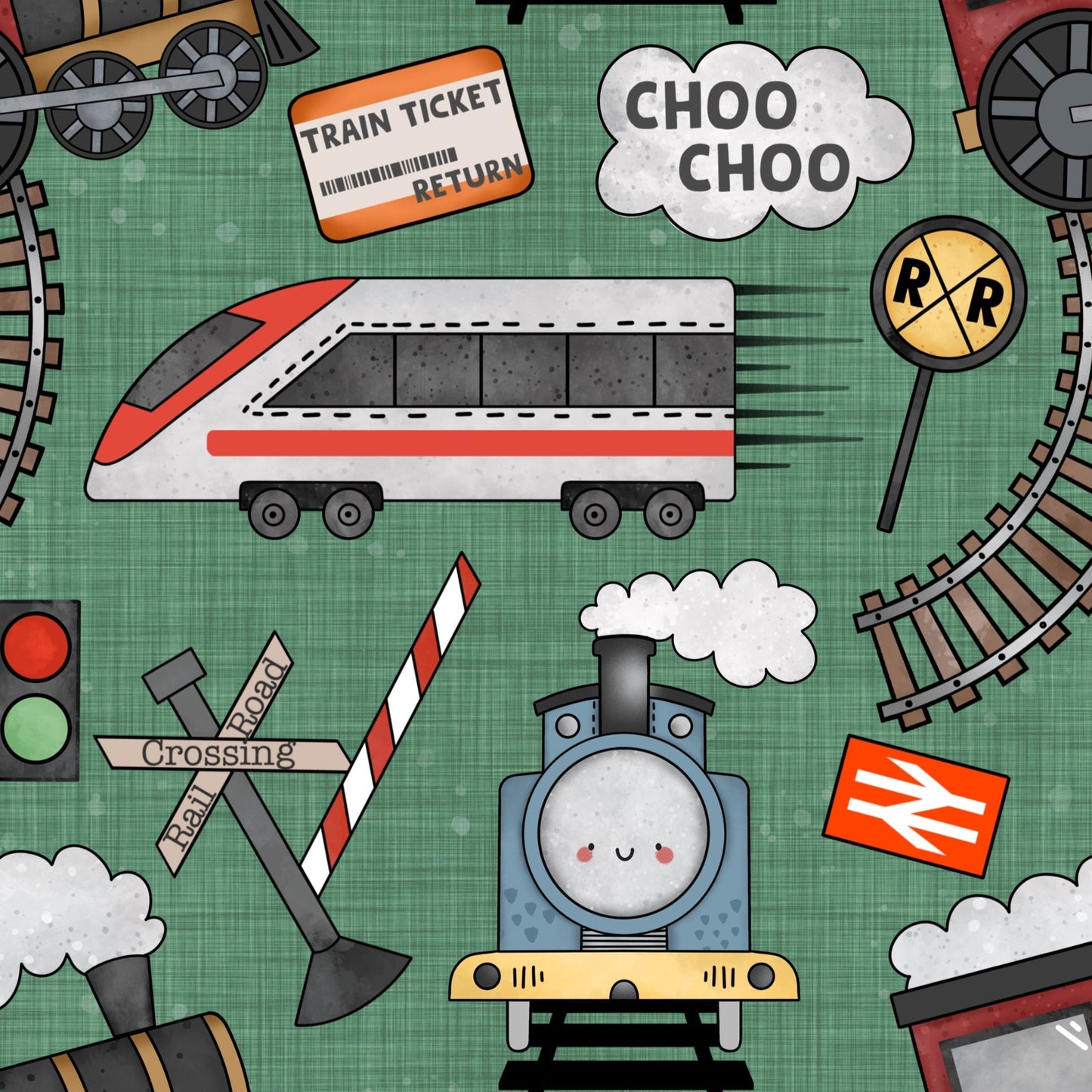 Trains - Green