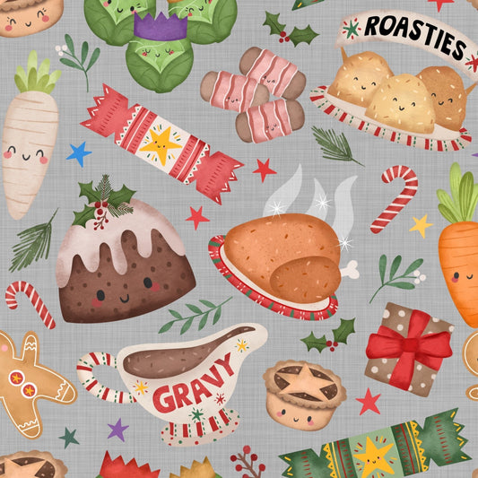 Christmas Dinner - Grey