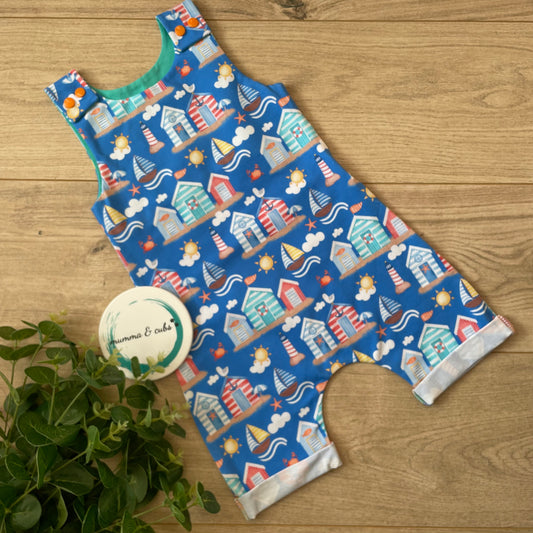 Short Dungaree - Life's a beach - 18-24m