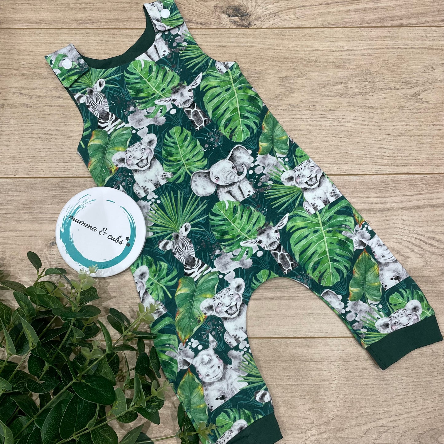 Dungaree - Jungle - 3-6m