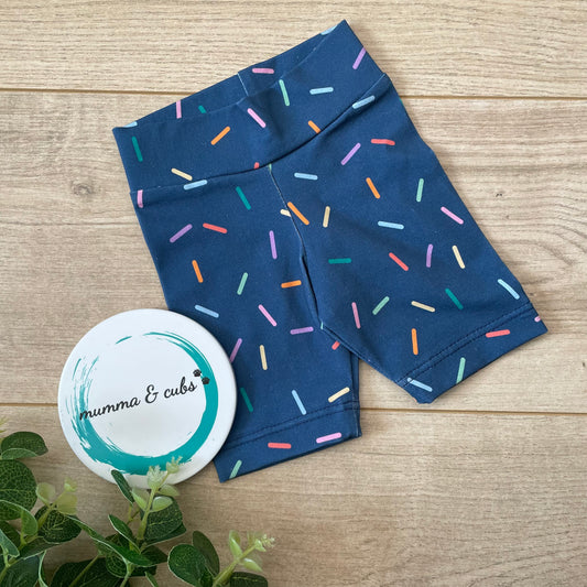 Slim short - Blue Sprinkles - 3-6m