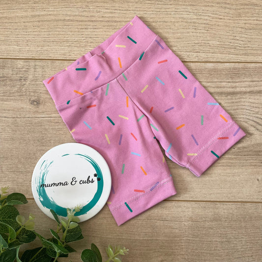 Slim short - Pink Sprinkles - 3-6m