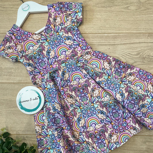 Aria bow back dress