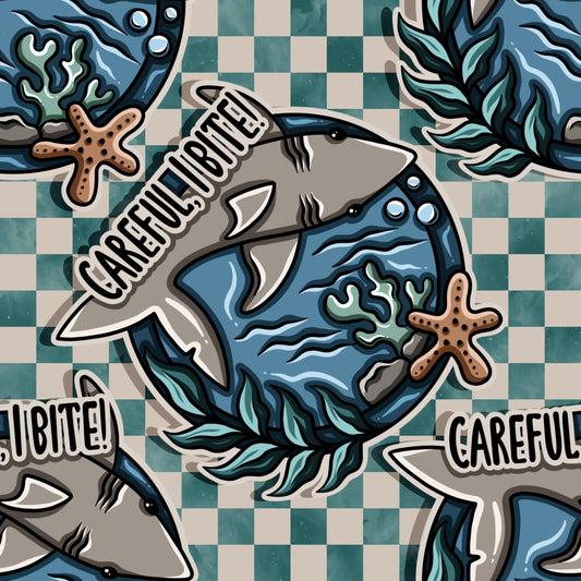 I bite - checkerboard