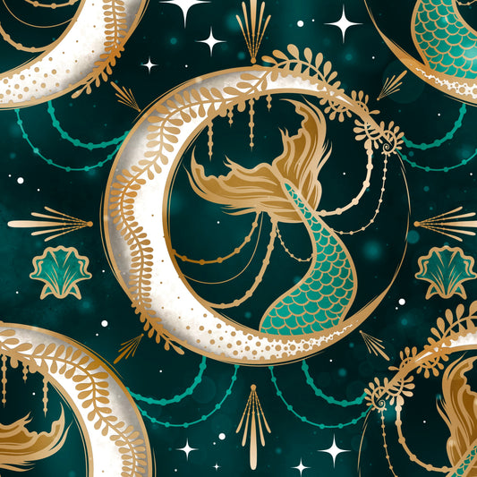 Mystical Mermaid - Green