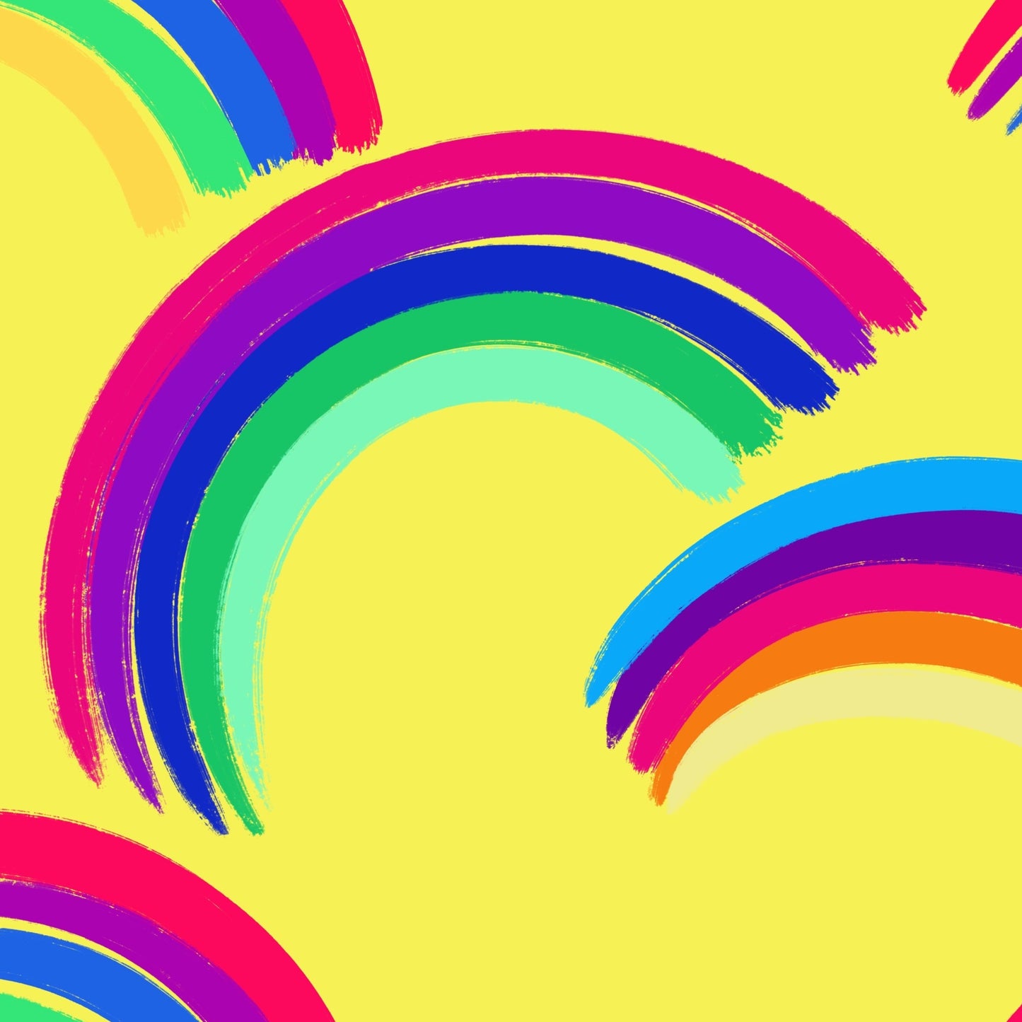 Somewhere over the rainbow yellow