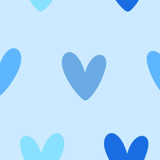 Hearts - Blue