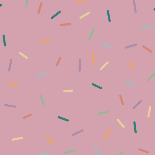 Ice cream sprinkles pink